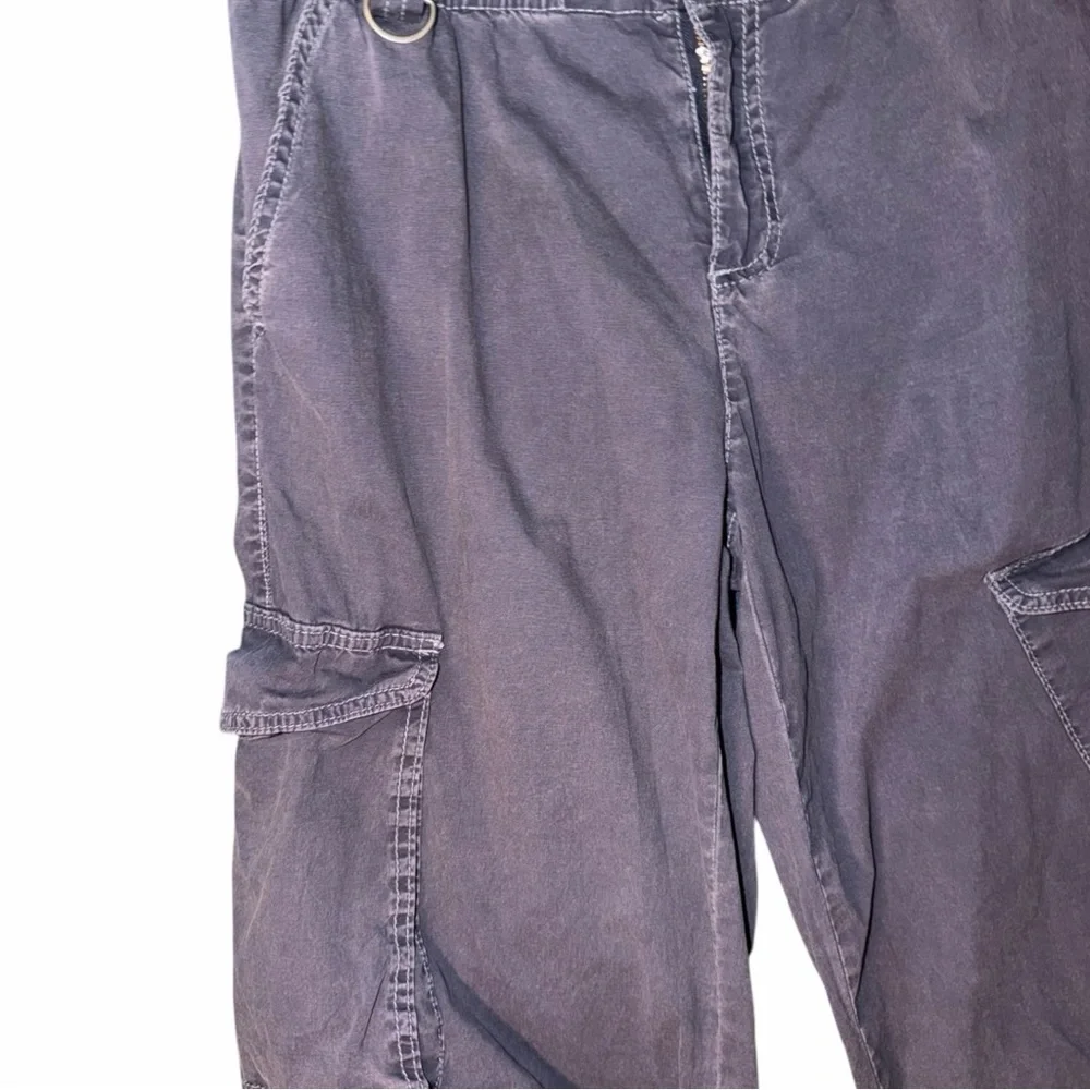 Vanilla Star Charcoal Cargo Pants with Utility Pockets